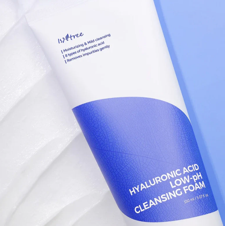 Isntree, Hyaluronic Acid Low pH Cleansing Foam