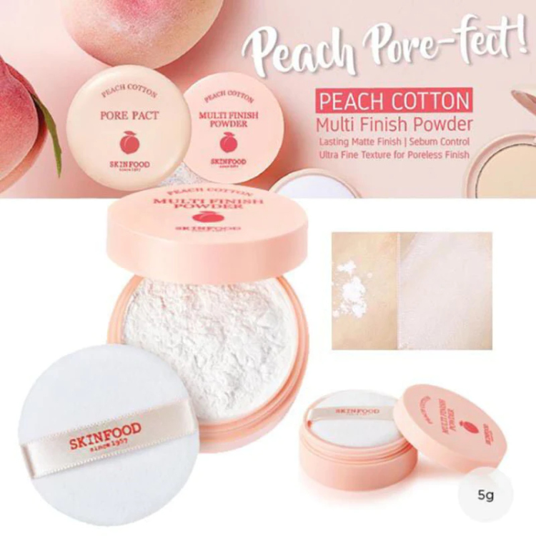 SKINFOOD, Peach Cotton Multi Finish Powder Large