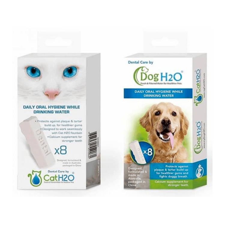 H2o Dental Care, Dissolving Tablets For Dogs And Cats - Pqt 8