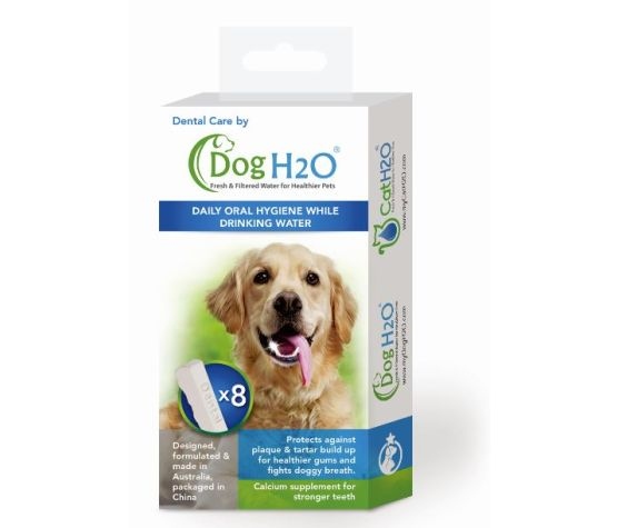 H2o Dental Care, Dissolving Tablets For Dogs And Cats - Pqt 8