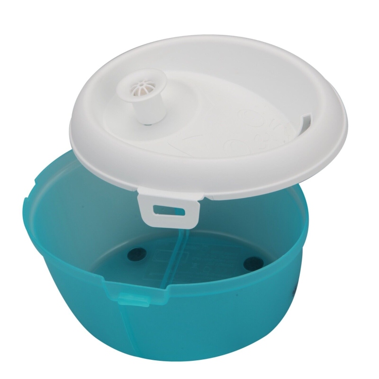 CatH2O Mini Water Fountain, Blue, 1.2 Liters