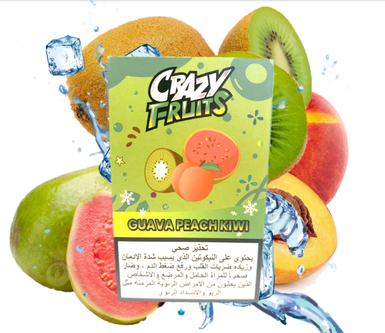 Crazy Fruits Guava Peach Kiwi Ice  SaltNic, Vape Juice -  By Tokyo 