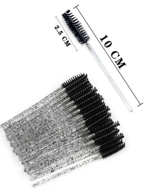 50pcs Disposable Eyelash Brush  Lash Mascara Wand 