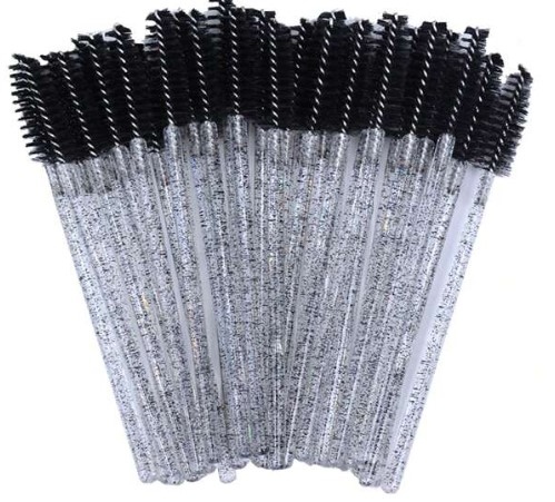 50pcs Disposable Eyelash Brush  Lash Mascara Wand 
