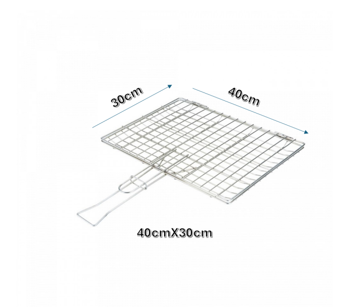 Metal Grid for BBQ -  Size 40X30cm