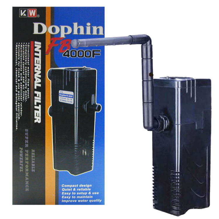 Dophin FB 4000F Aquarium Internal Filter 12 watt 600 L/H