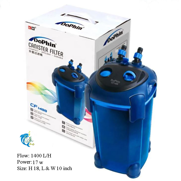 DOPHIN CF 1488, CANISTER FILTER, 1400 L/H With UV