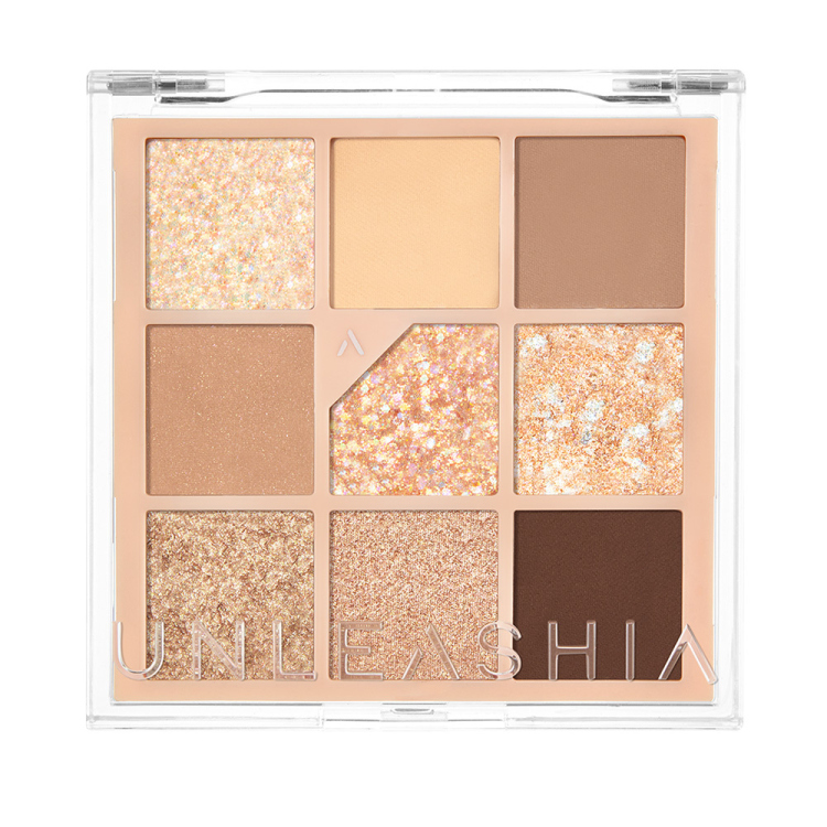 UNLEASHIA , Glitterpedia Eye Palette - N°2 All Of Brown