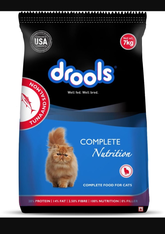 drools adult  dry food with tuna and salmon flavor