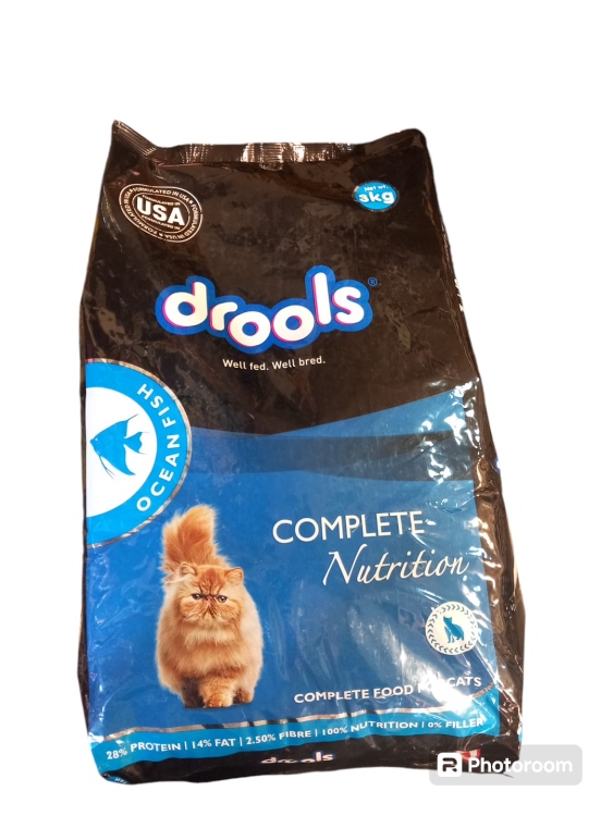 drools adult    dry food with  ocean fish flavor 3kg