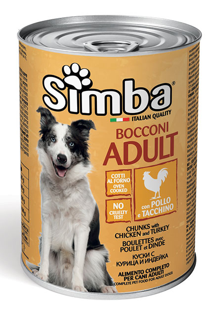 Simba dog wet food chunks with chicken&turkey