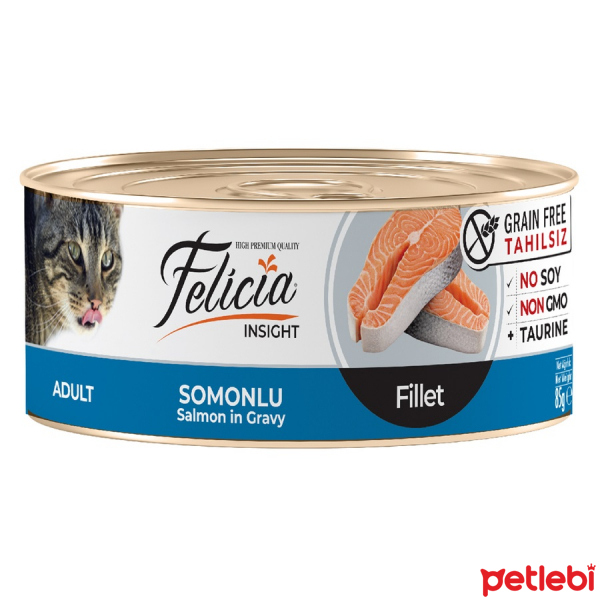 Felicia Adult wet food salmon in gravy (Fillet)