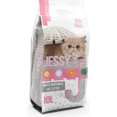 Jessy Clumping Super White Bentonite Cat Litter 30 l