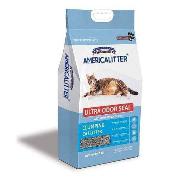 AMERICA LITTER CLUMPING ODOR CONTROL-10L/7KG- *2