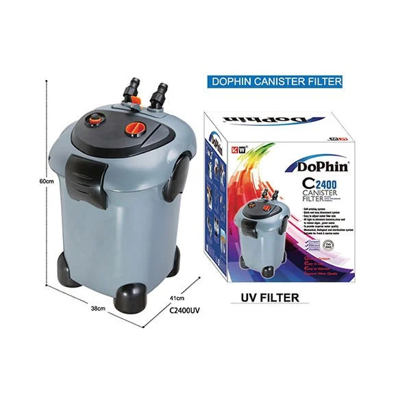 External filter for the aquarium DoPhin C2400 with UV with a capacity of 3000 liters