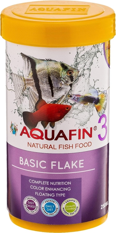 Aquafin Basic Flakes Food for All Tropical Fish and Goldfish