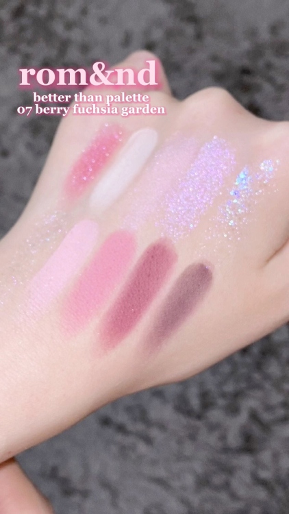 Romand, Better Than Palette The Secret Garden - 07 Berry Fuchsia Garden روماند، ايشدو