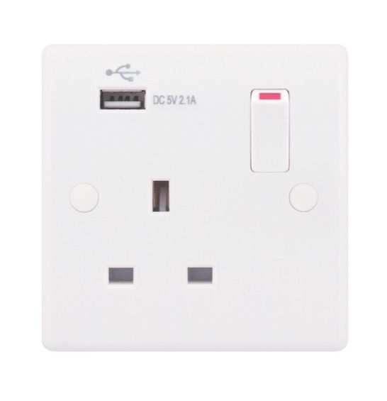 إبريز مفرد عادي مع ابريز USB 