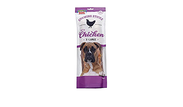 Perfecto Dog Chewing Sticks with Chicken X-Large 250g