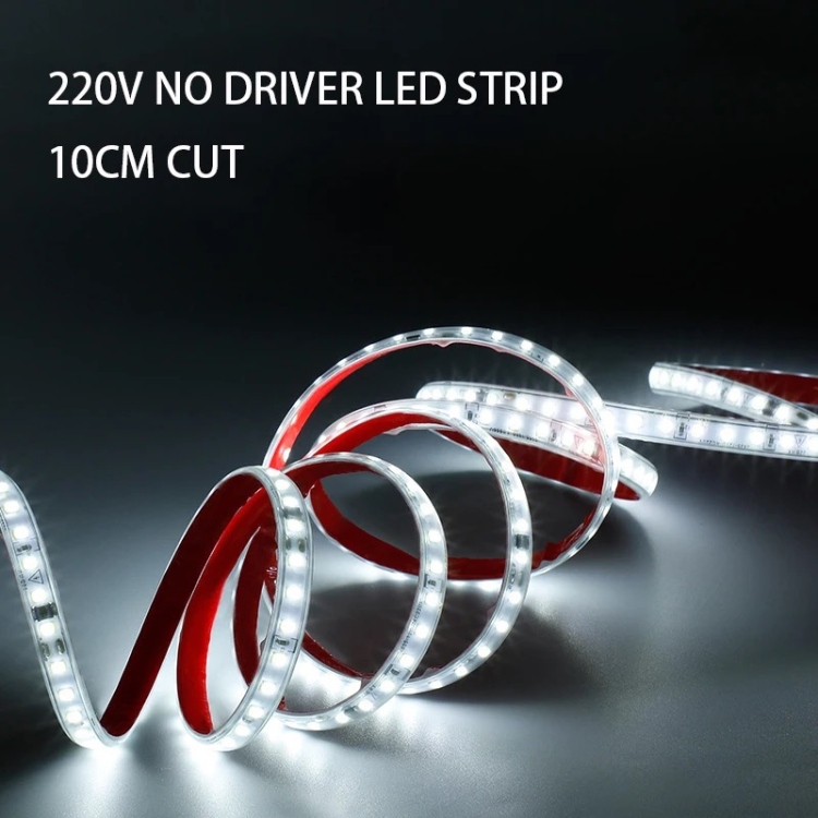 حبل انارة ستريب لايت مع لاصق دبل فيس 220v مباشر 