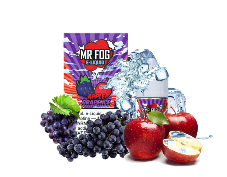 Mr. Fog Apple Grape Ice, Saltnic,  Vape Juice  