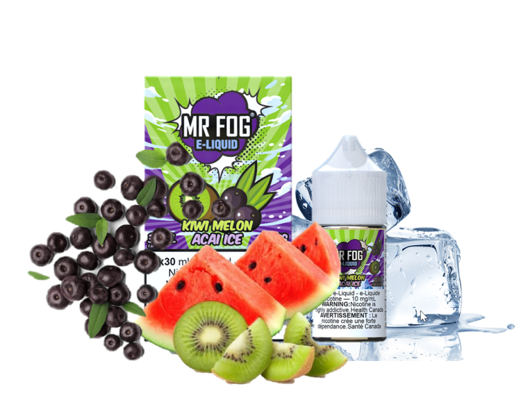 Mr. Fog Kiwi Melon Acai Ice, Saltnic,  Vape Juice  