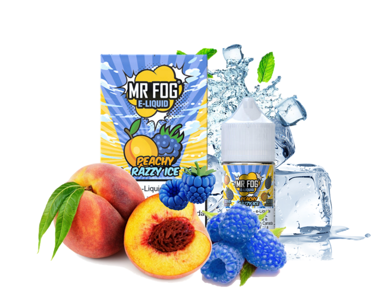 Mr. Fog Peachy Razzy Ice, Saltnic, Vape Juice 