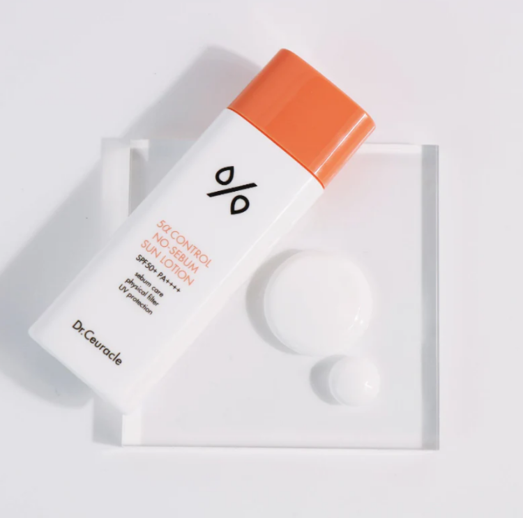 Dr Ceuracle, 5 Alpha Control No Sebum Sun Lotion