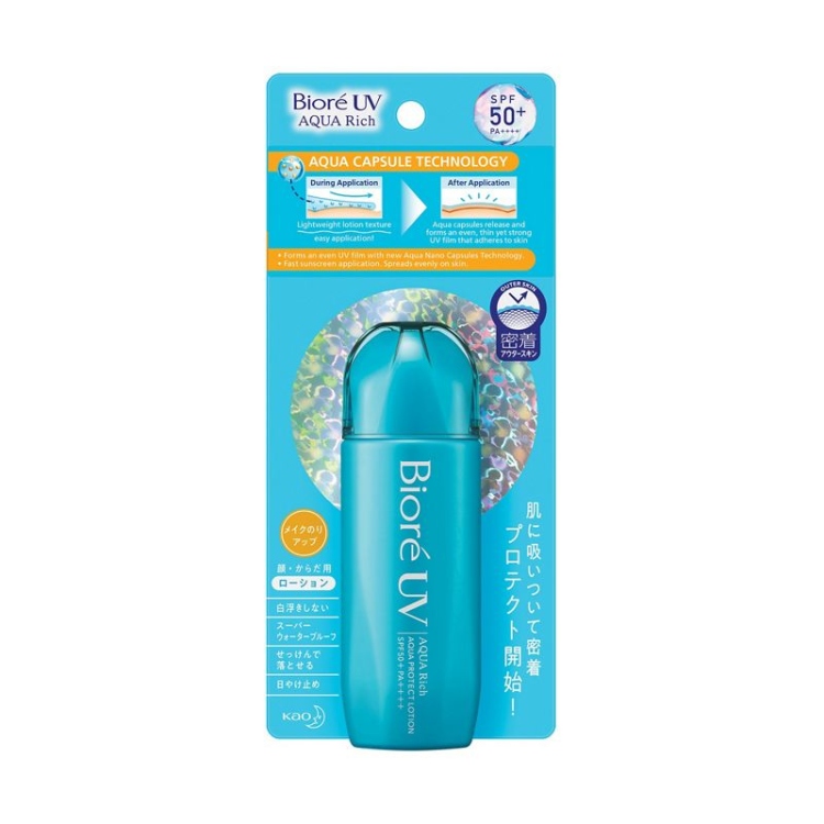 Kao, Biore UV Aqua Rich Aqua Protect Lotion SPF50+ PA++++