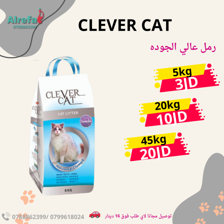 رمل clever cat