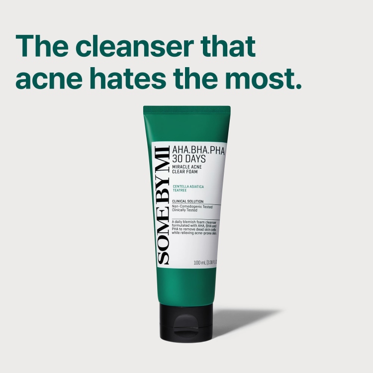 Some by mi acne foam cleanser غسول المعجزة لعلاج حب الشباب