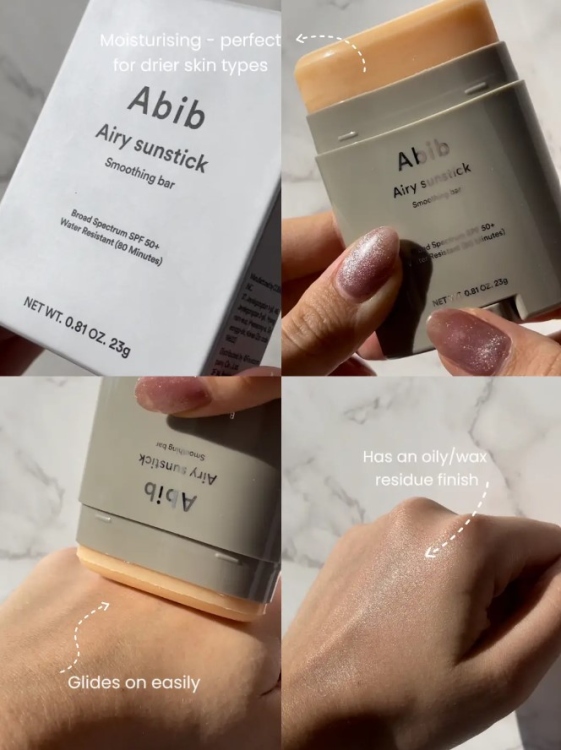 Abib, Airy sunstick Smoothing bar SPF50+ PA++++ 