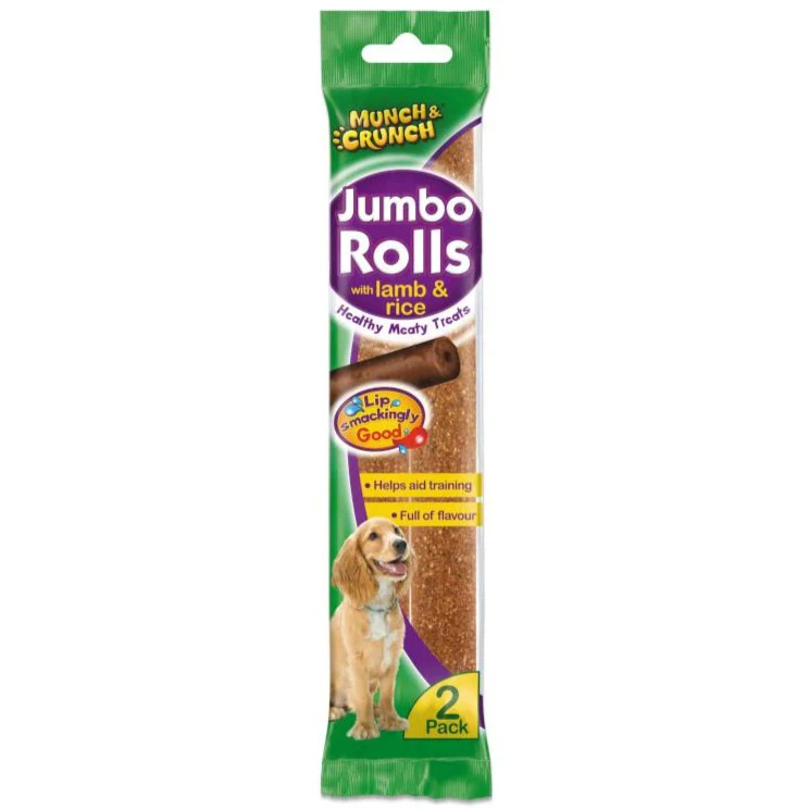 munch&crunch jumbo rolls with lamb&rice 