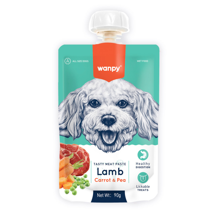 wanpy meat paste lamb,carrot&pea