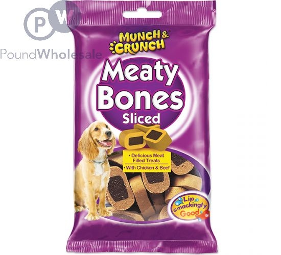 crunch meaty bones sliced 