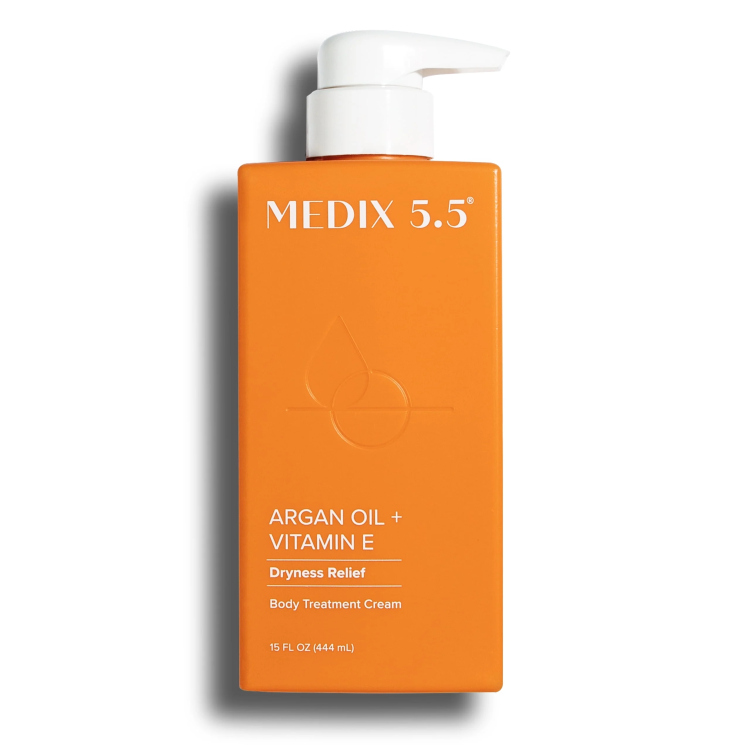 Medix 5.5 Argan Oil + Vitamin E Cream Anti Aging Skin Care Moisturizer Body Lotion