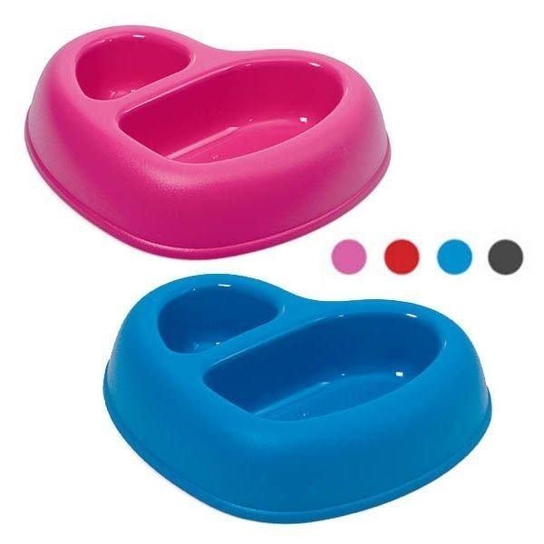 Georplast heart shaped double bowl L