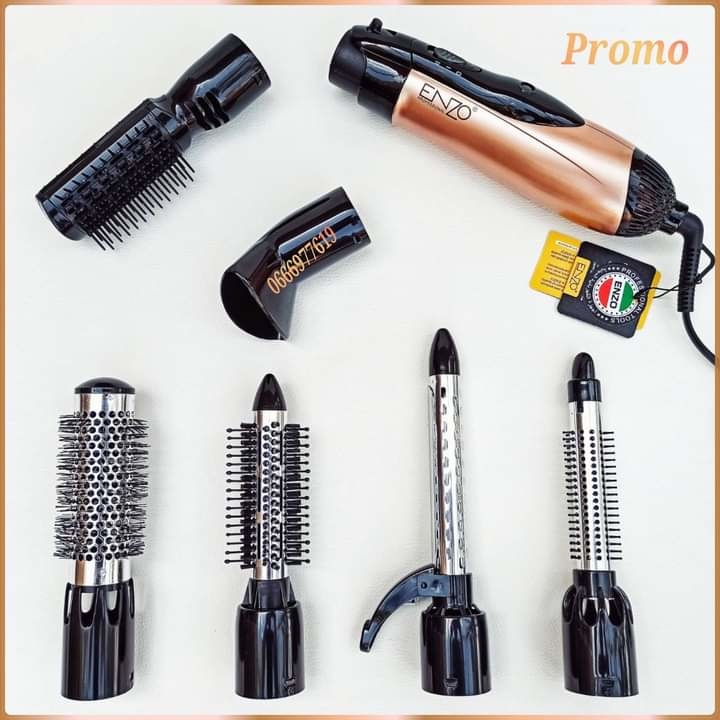 فرشاة حرارية انزو ENZO 6IN1