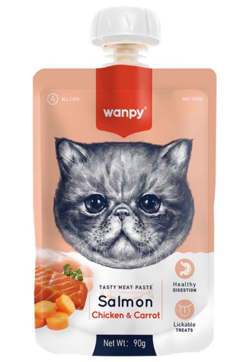 Wanpy  Meat  Paste Salmon , chicken & carrot