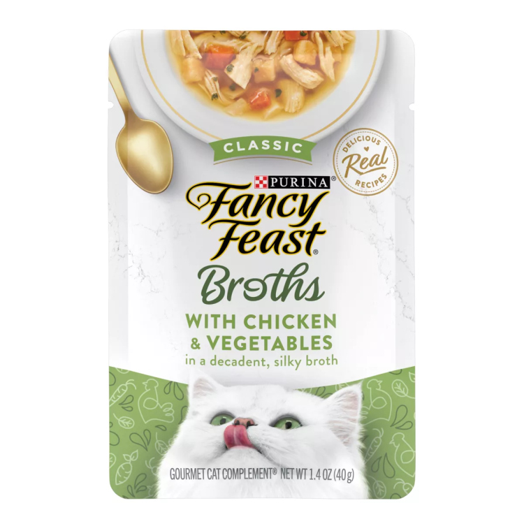 fancy feast broths with chicken&vegetables