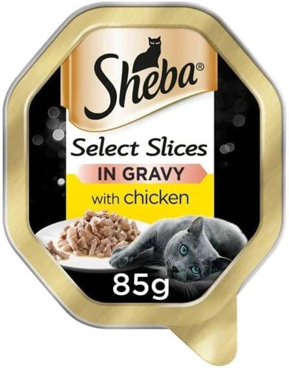 sheba slices in gravy with chicken
