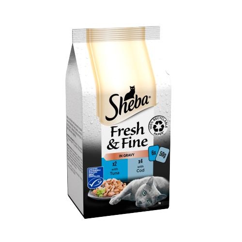 sheba fish selection  in gravy pack