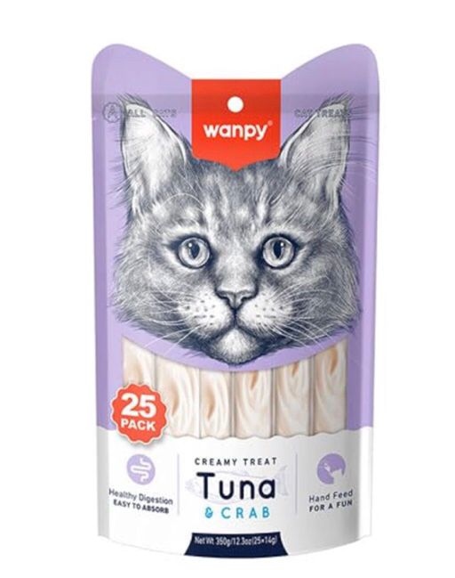 Wanpy Creamy Treat Tuna & Crab