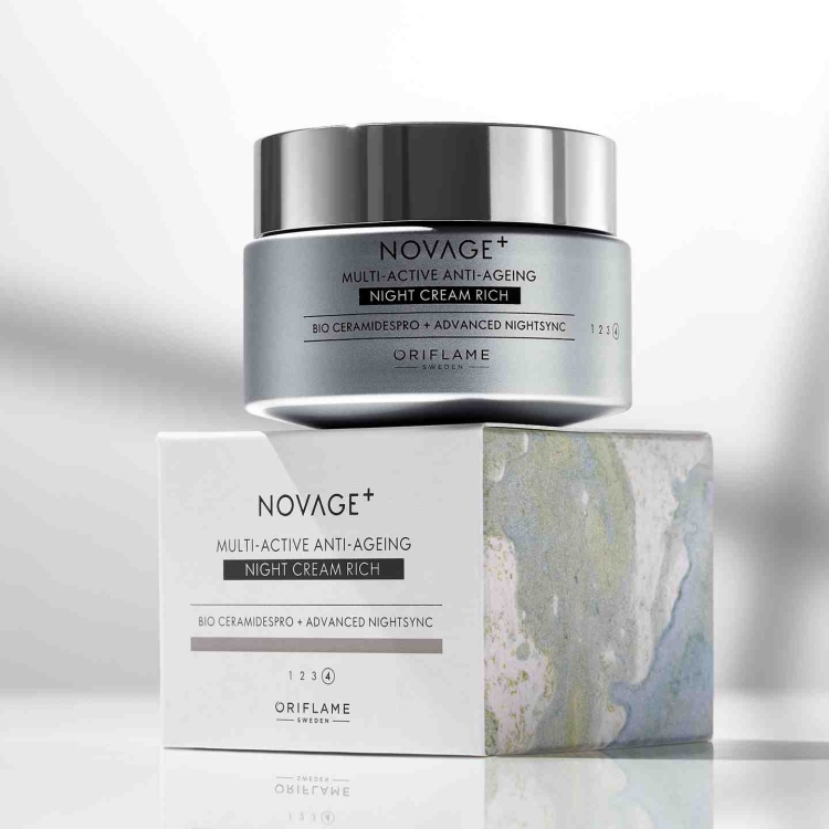 Novage MOISTURISERS Multi-Active Anti-Ageing Night Cream Rich  41058