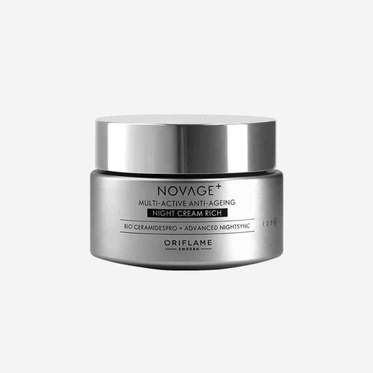 Novage MOISTURISERS Multi-Active Anti-Ageing Night Cream Rich  41058