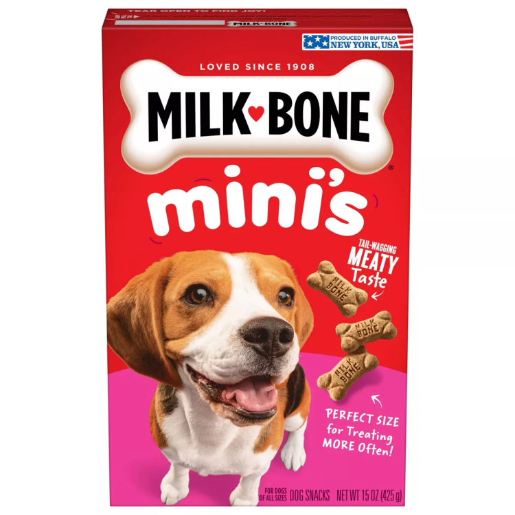 milk bone mini's with meaty taste