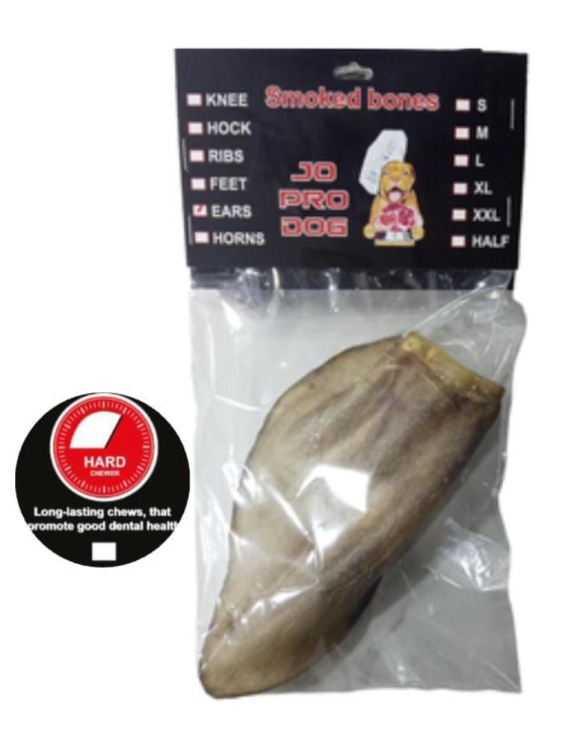 Jo Pro Dog healthy treat smoked ears