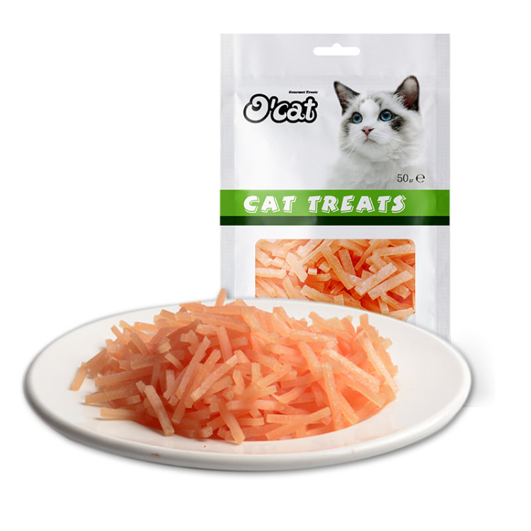 O'cat chicken thin strips treats