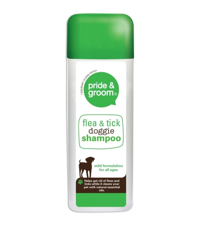 pride&groom flea and tick doggie shampoo