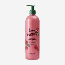 LOVE NATURE Energising Body Lotion with Organic Mint & Raspberry 500ML    41505